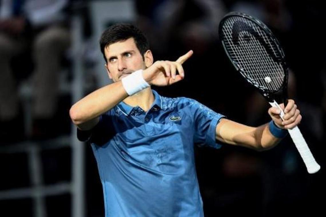 ATP Parijs - Djokovic in halve finale tegen Federer
