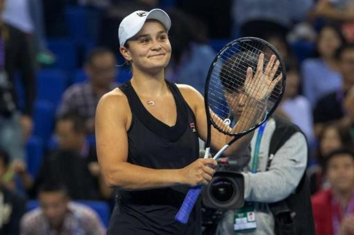 Ashleigh Barty verovert titel in Zhuhai