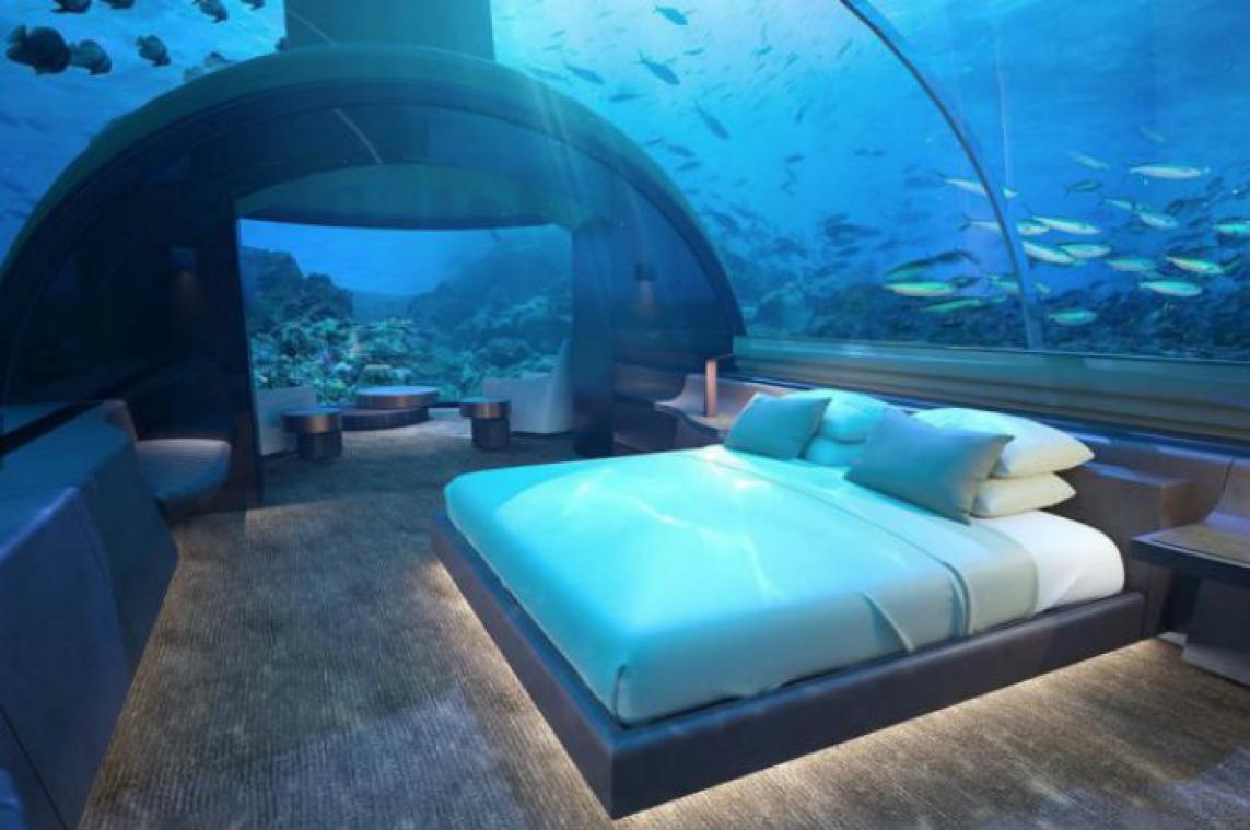 Eerste onderwaterhotel ter wereld geopend