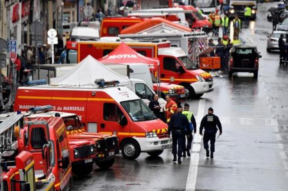 Dodelijk slachtoffer vanonder puin van ingestorte gebouwen in Marseille gehaald