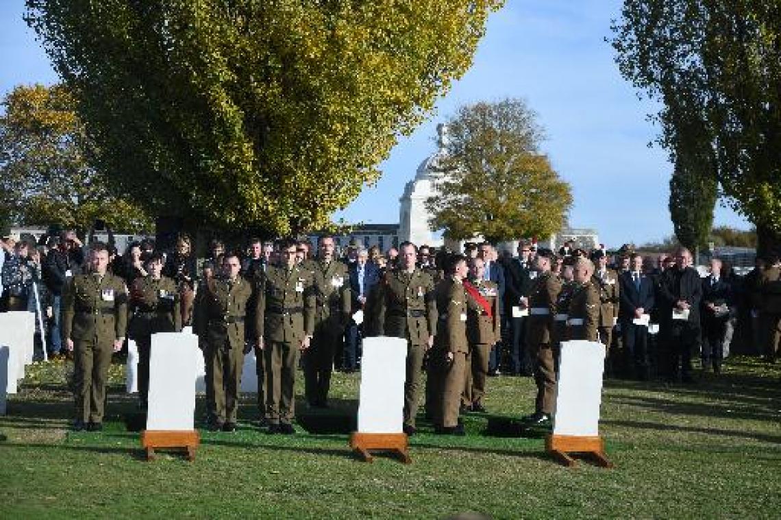 Drie soldaten uit Eerste Wereldoorlog herbegraven op Tyne Cot