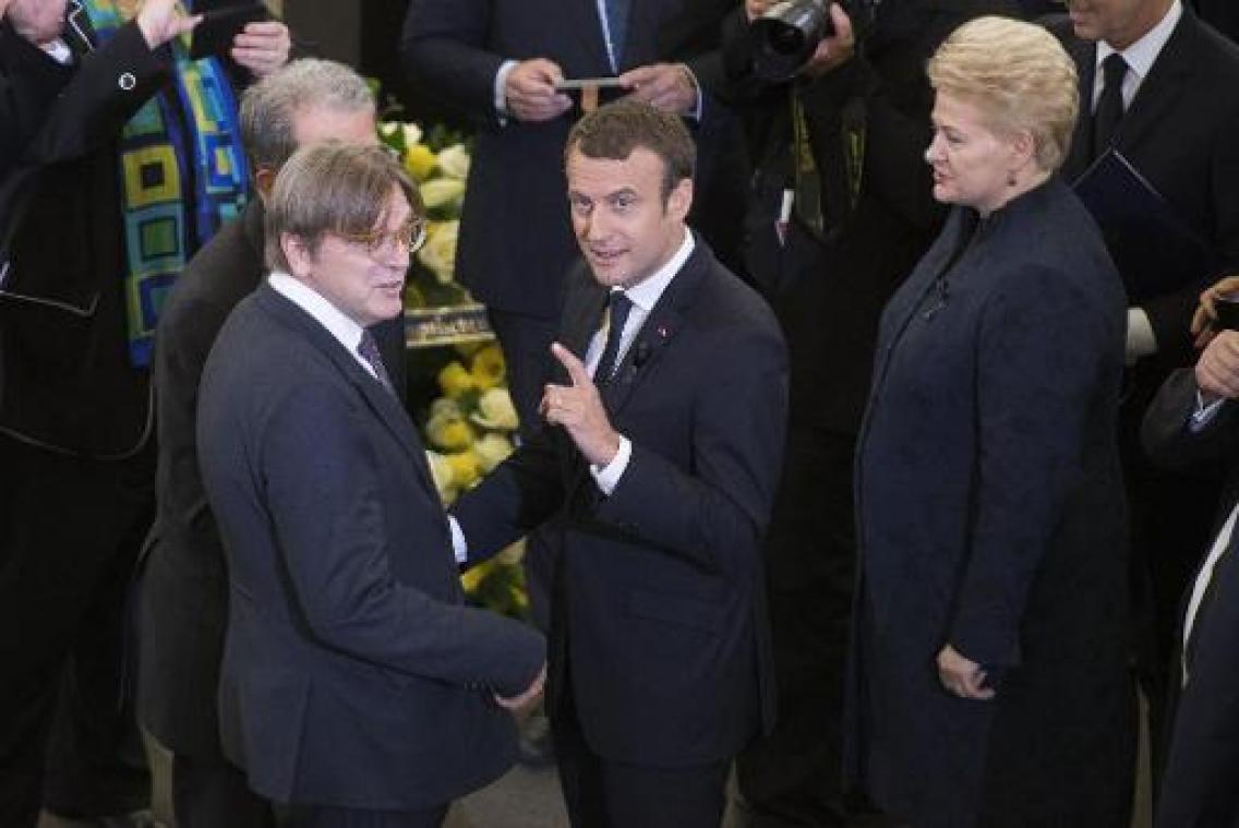 Europese liberalen en Macron trekken samen op naar Europese verkiezingen