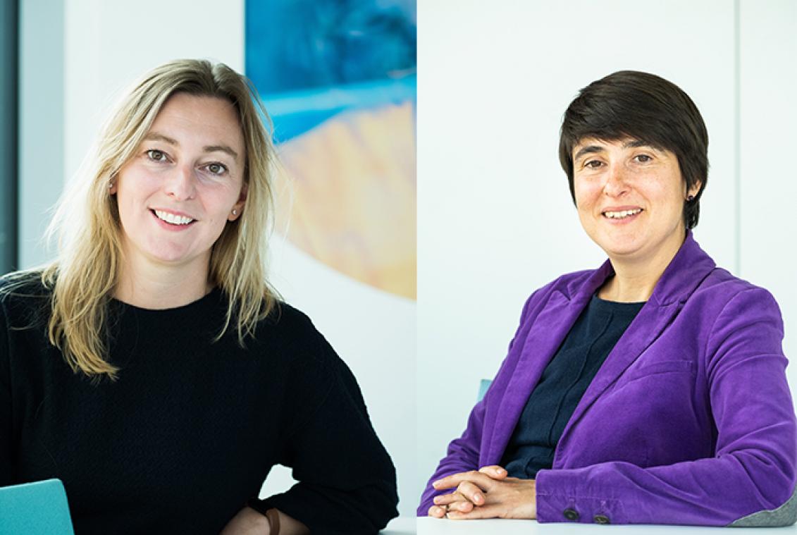 Sofie en Anouk bekleden een directiefunctie bij Partena Ziekenfonds
