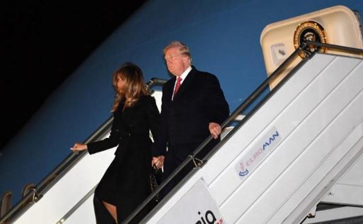 Trump begint bezoek aan Frankrijk met uithaal naar Macron