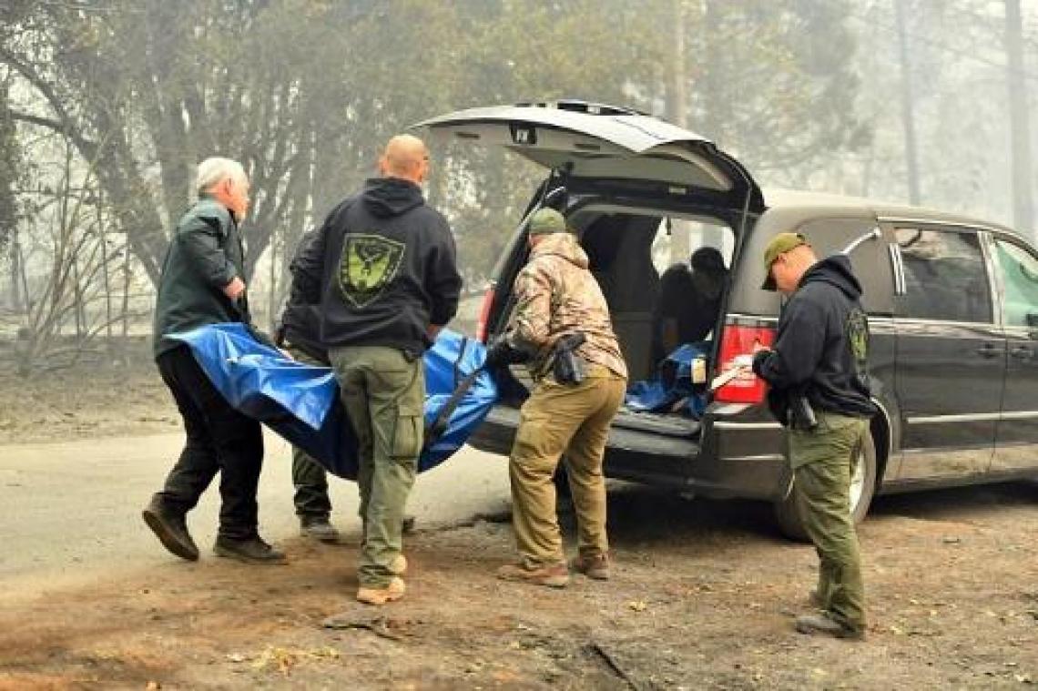 Bosbranden Californië - "Aantal doden in Paradise stijgt tot 23"