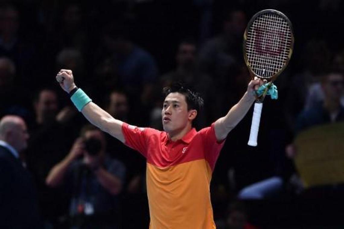 ATP Finals - Roger Federer lijdt nederlaag tegen Kei Nishikori