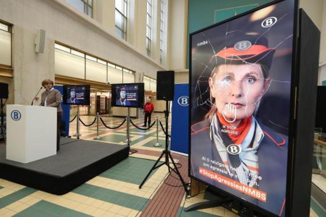 NMBS lanceert campagne tegen agressie op de trein