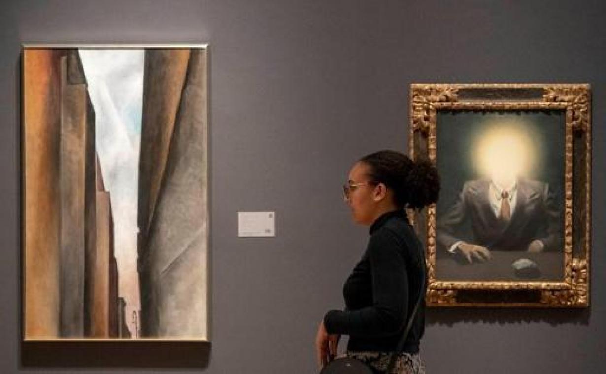 Schilderij van Margritte voor recordbedrag verkocht in New York