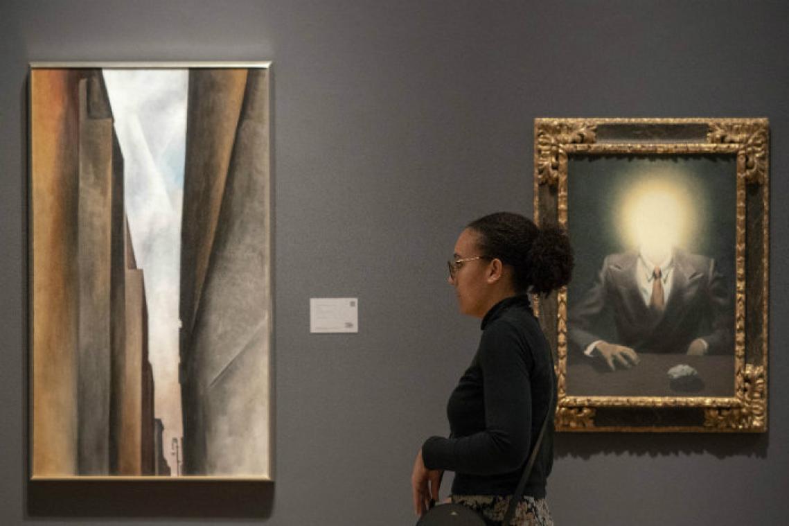 Schilderij van Magritte voor recordbedrag verkocht in New York