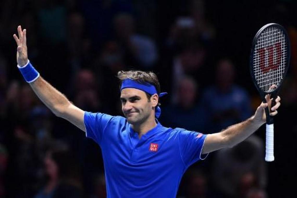 ATP Finals - Roger Federer houdt zijn kansen gaaf