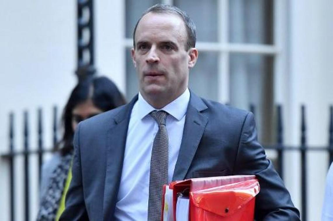 Dominic Raab: "Kan voorwaarden voor onze deal met EU niet steunen"