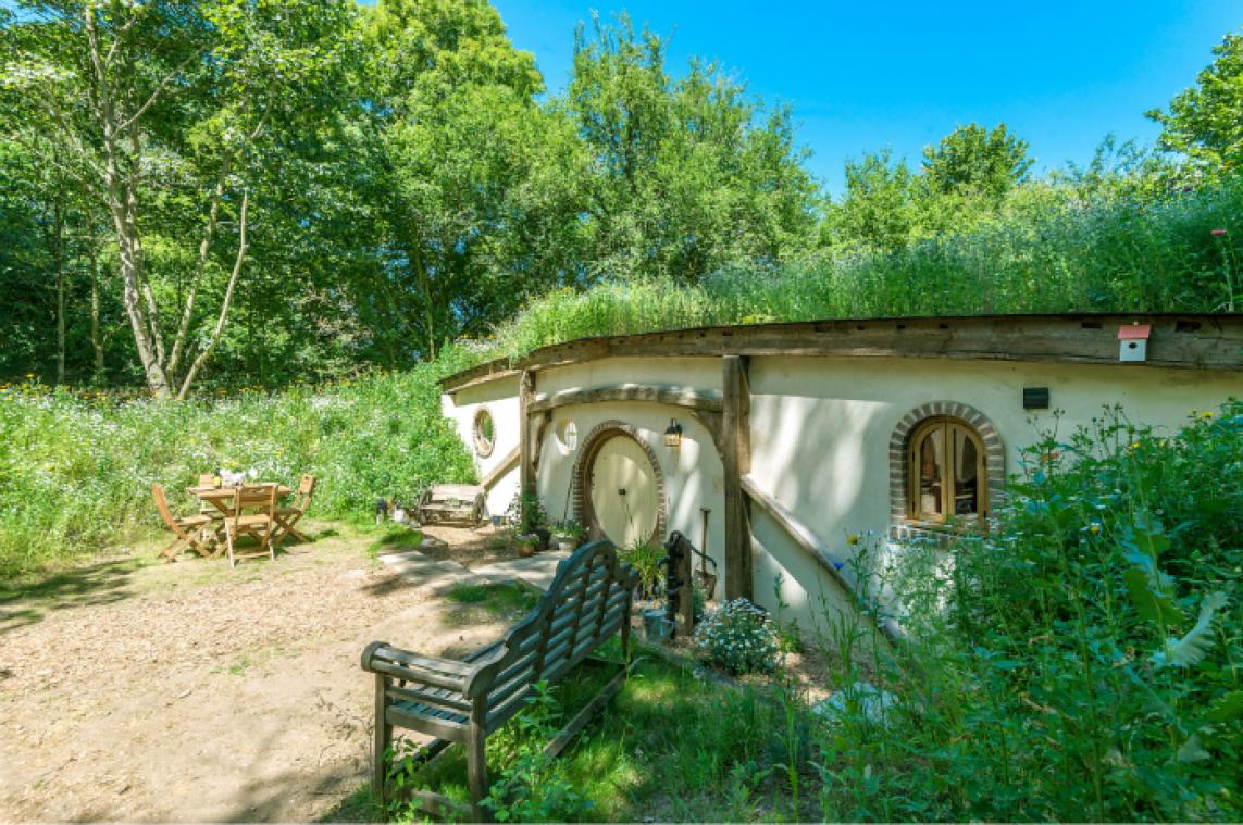 Logeer in het huis van Bilbo uit 'Lord of the Rings'