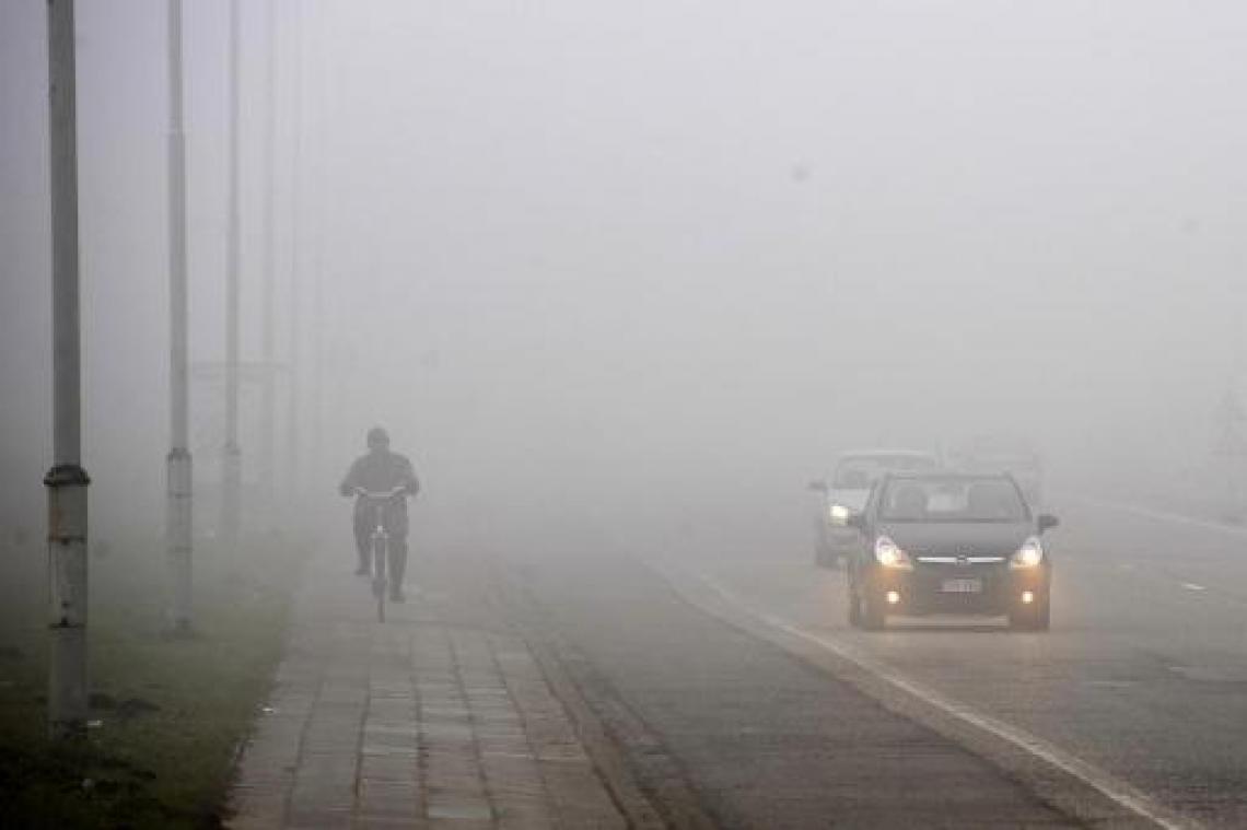 Mistig begin van de dag