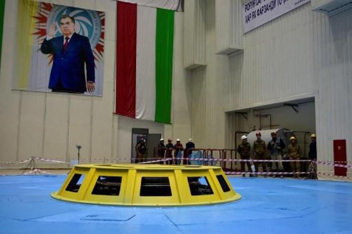 Hoogste stuwdam ter wereld in gebruik genomen in Tadzjikistan