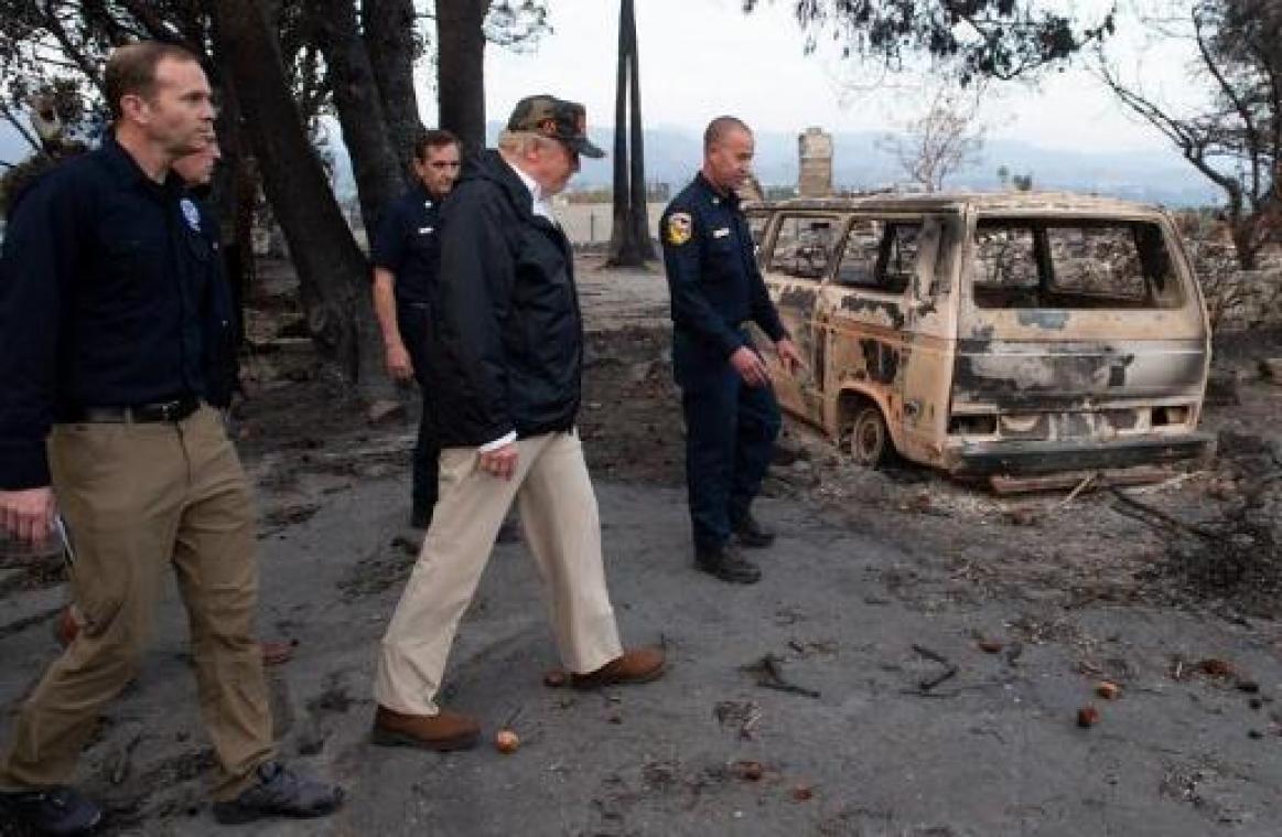 Bosbranden Californië - Dodental "Camp Fire" op 76, bijna 1.300 vermisten
