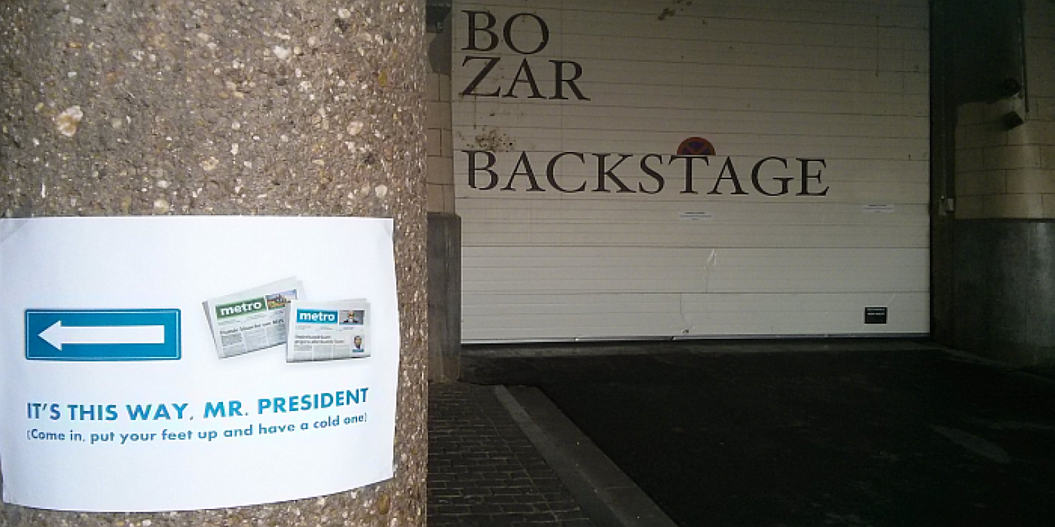 Het is deze kant op Barack!