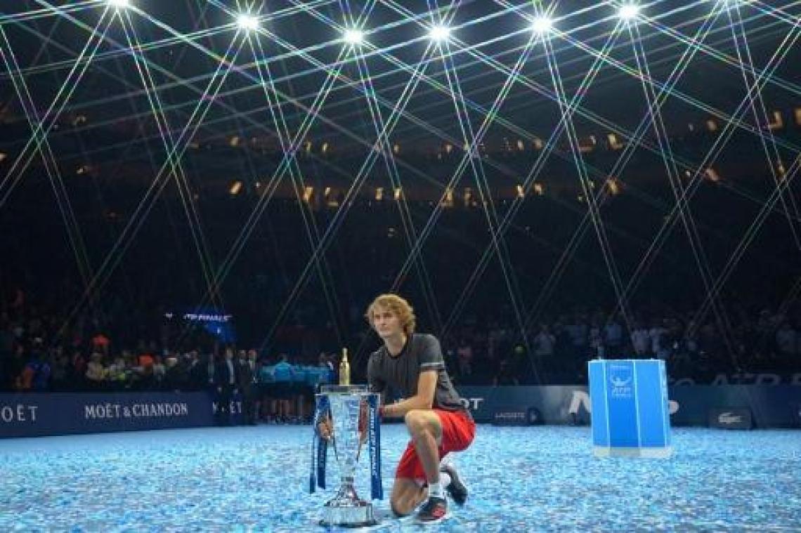 ATP Finals - Zverev is "ongelooflijk blij" met belangrijkste titel in zijn nog prille carrière