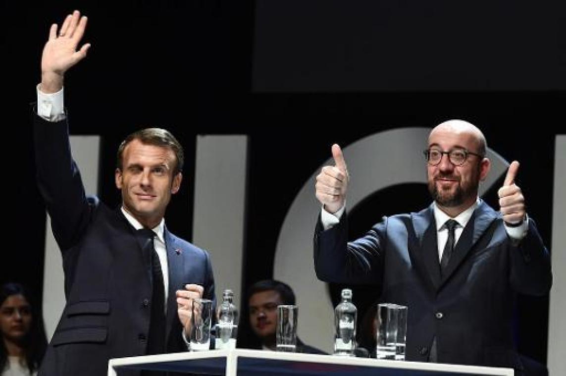 Macron en Michel pleiten opnieuw voor een "Europa met verschillende snelheden"