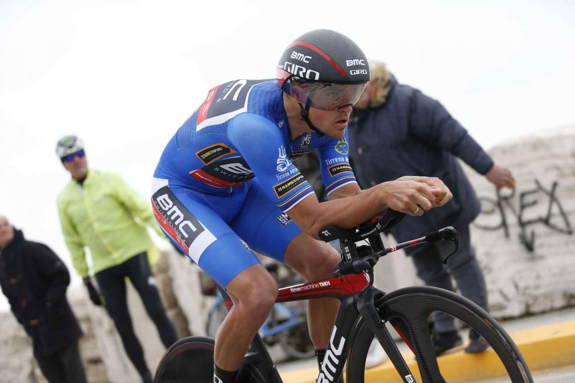 Van Avermaet wint Tirreno met één seconde voorsprong