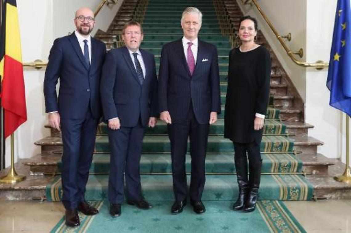 Koning Filip herdenkt in parlement historische troonrede van Koning Albert I