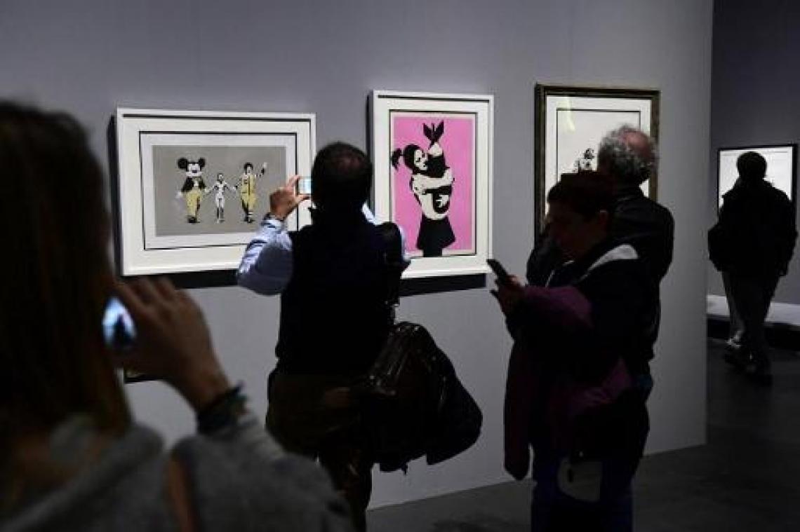 Expo "Banksy unauthorized" in Brussel onder curatele geplaatst