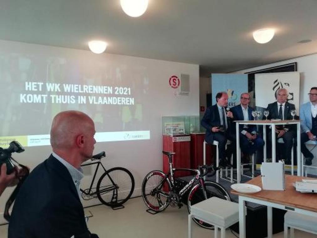 Vlaamse regering maakt 3,25 miljoen euro vrij voor voorbereiding WK wielrennen 2021