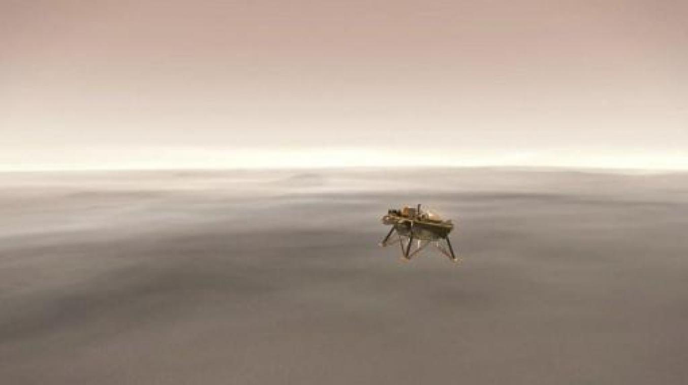 Amerikaanse robot InSight veilig geland op Mars