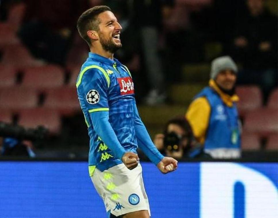 Champions League - Dries Mertens scoort twee keer en brengt Napoli dicht bij kwalificatie in groep des doods