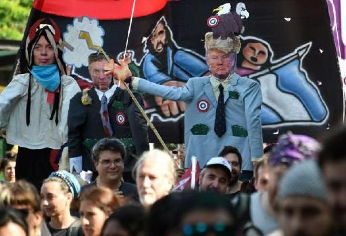 Duizenden betogen tegen G20