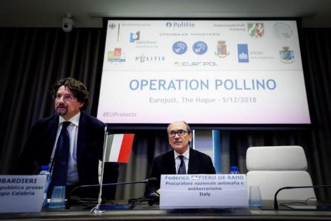Veertien maffiosi aangehouden in België tijdens internationale actie