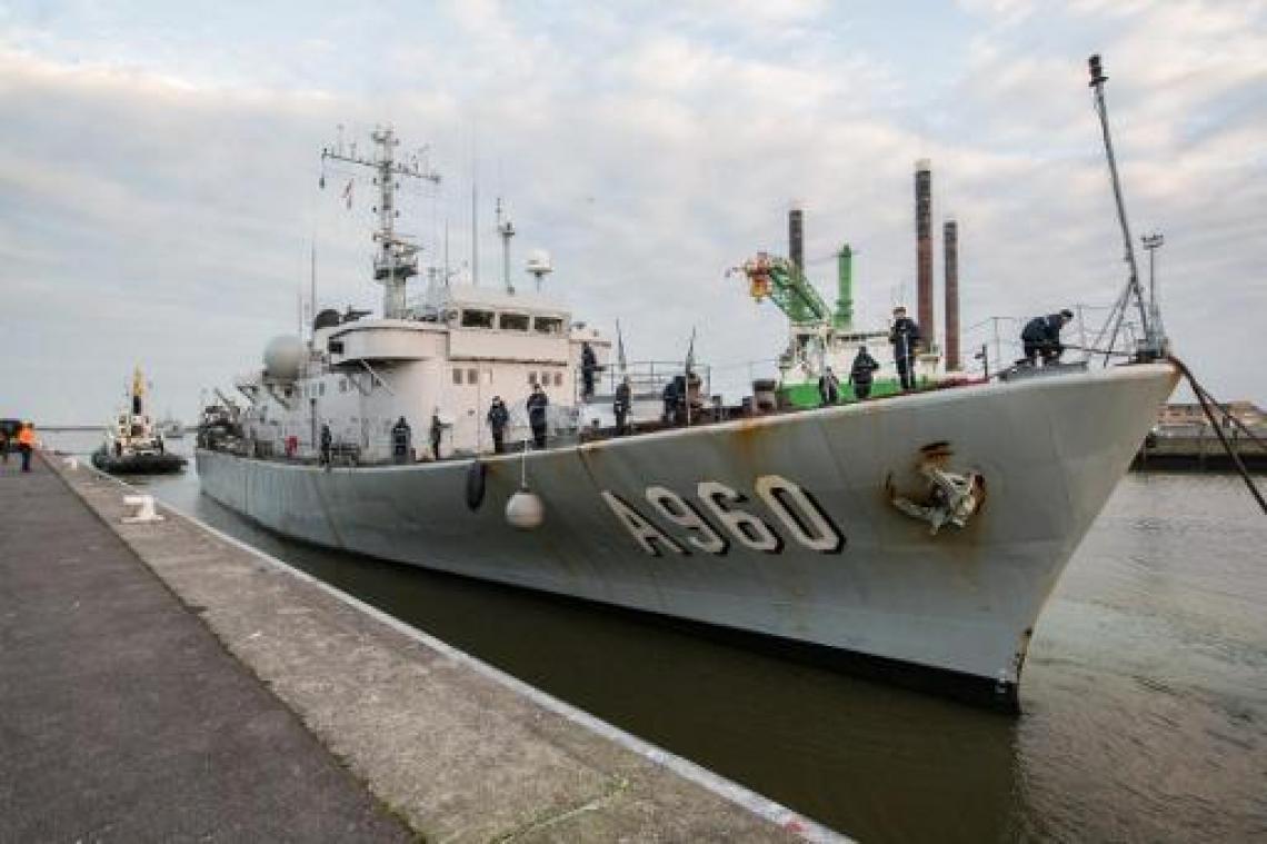 Godetia na zes maanden operaties opnieuw naar Zeebrugge