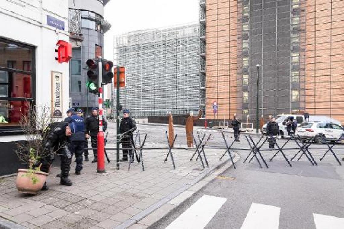 Gele hesjes betogen op kleine Brusselse ring