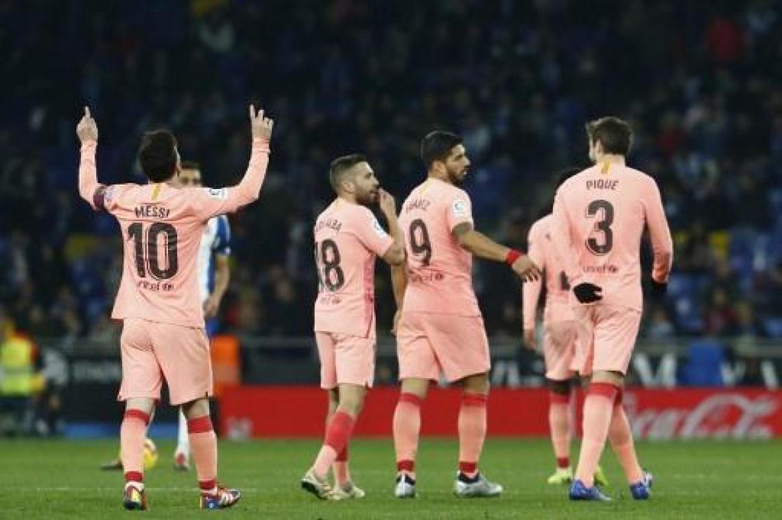 Primera Division - Barcelona, zonder Vermaelen, versterkt koppositie in Spanje