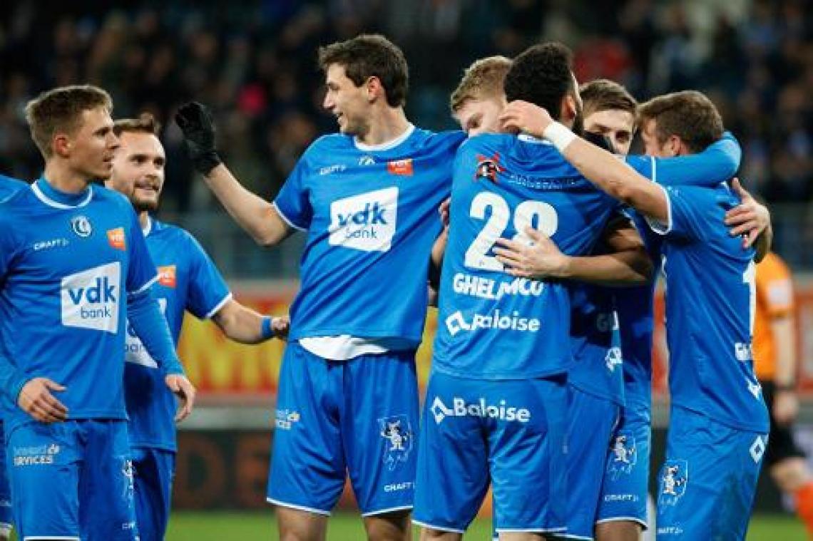 Jupiler Pro League - Verdedigers Rosted en Bronn bezorgen Gent de drie punten tegen Eupen
