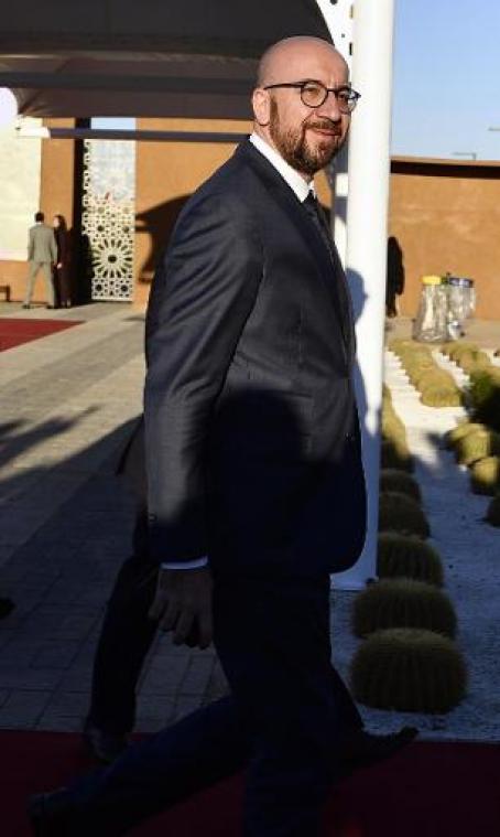 Charles Michel aangekomen op conferentie in Marrakesh