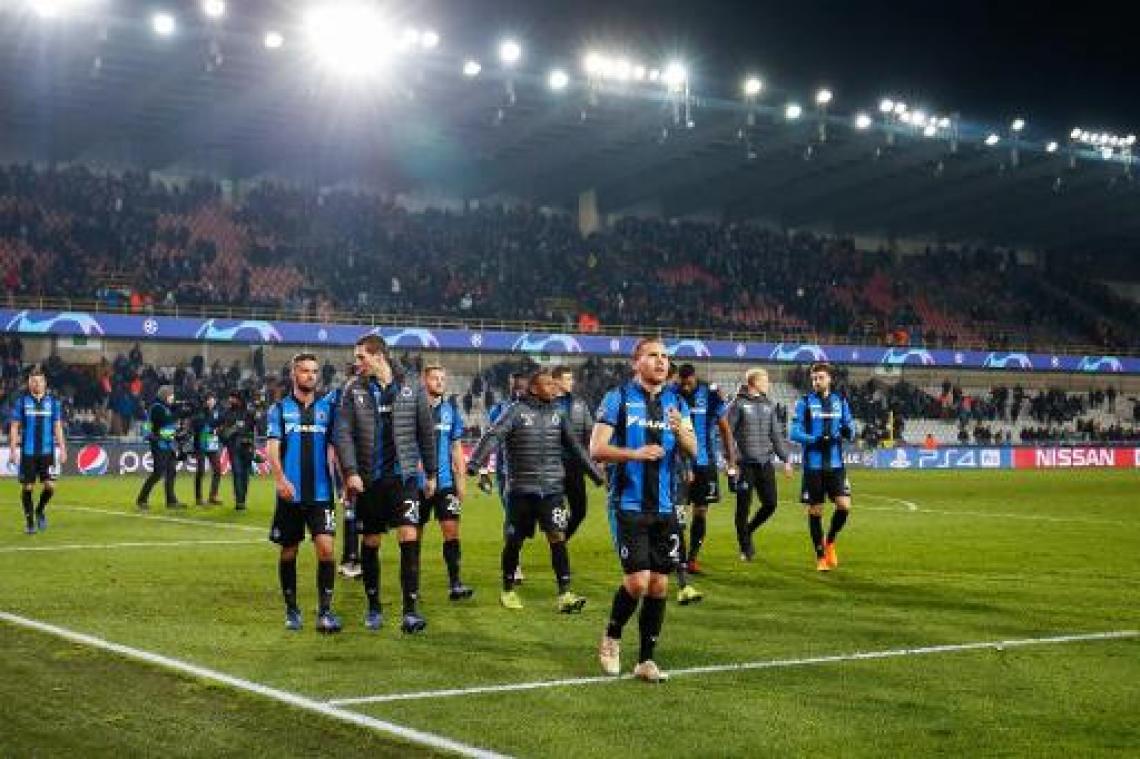 Europa League - Club Brugge is geen reekshoofd bij loting voor zestiende finales