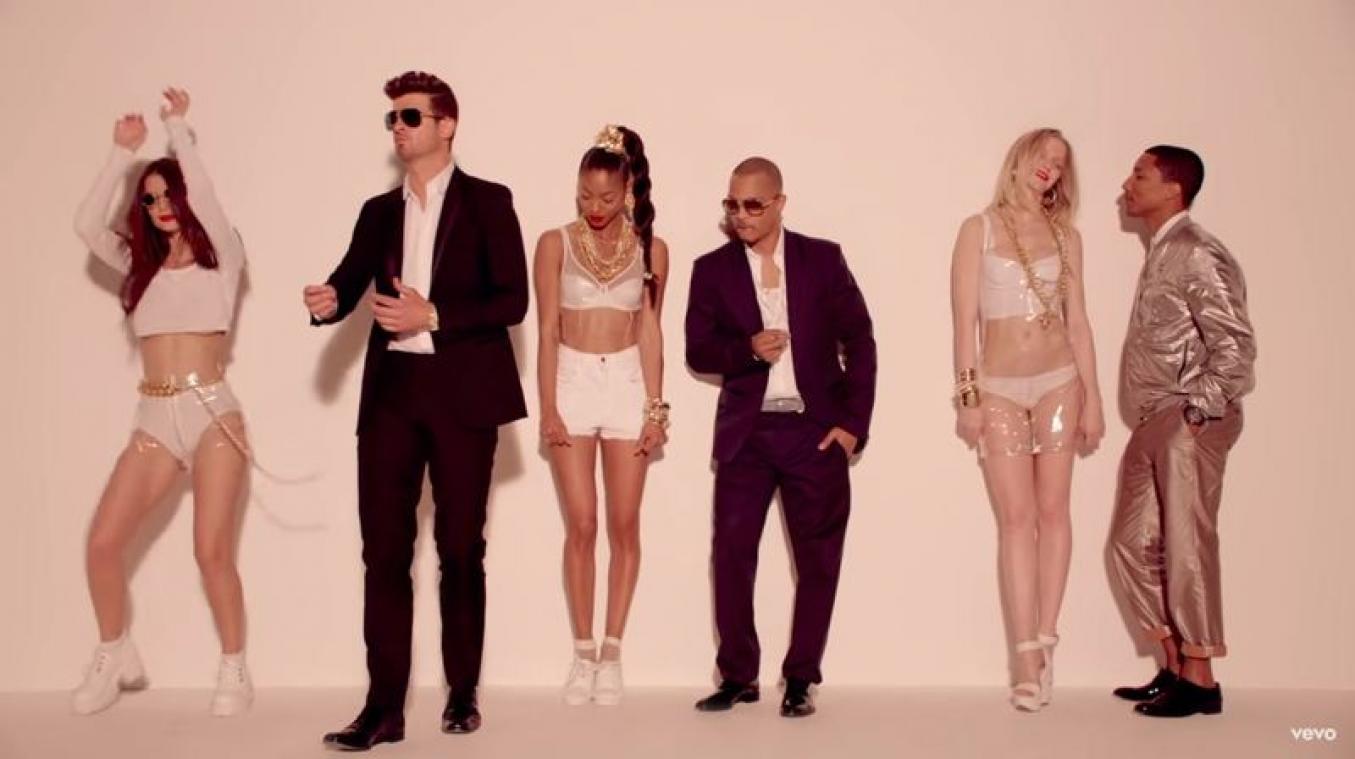 'Blurred Lines' levert Robin Thicke en Pharrell boete van bijna 5 miljoen euro