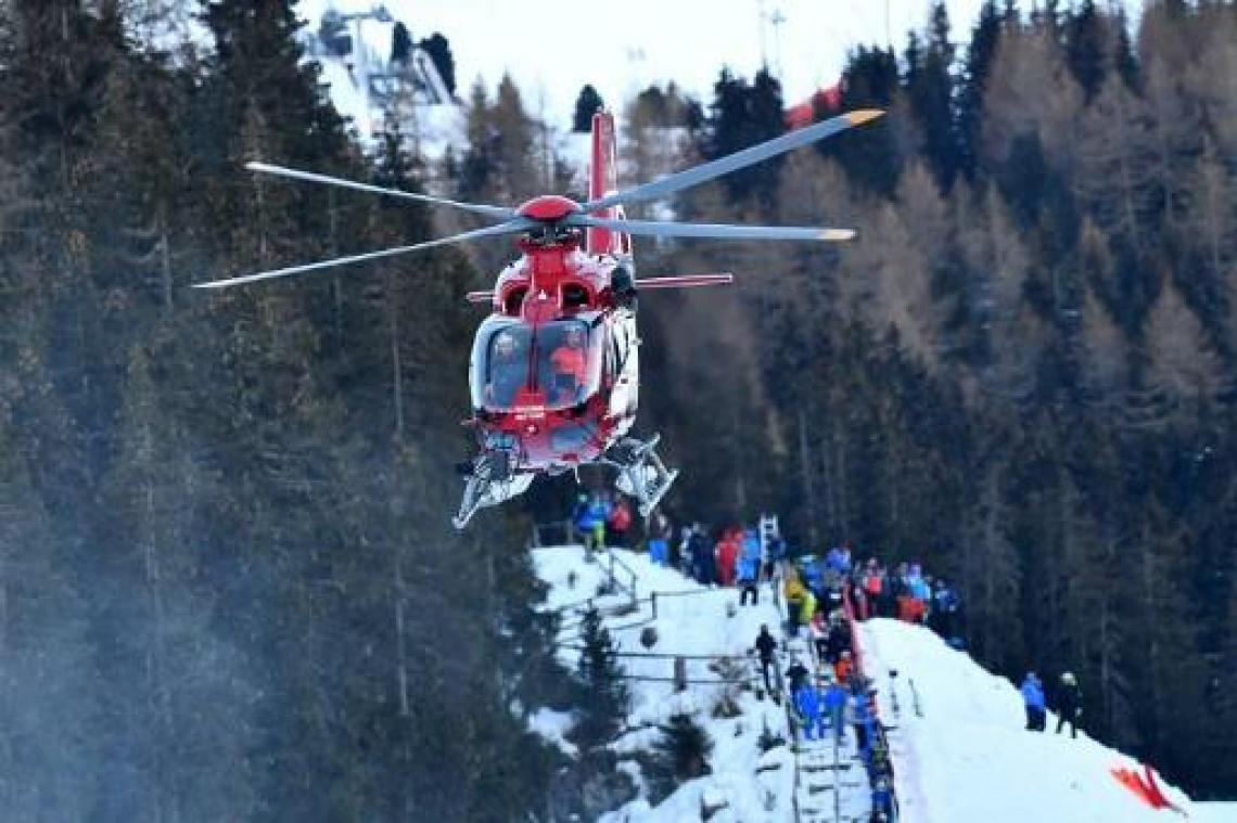 WB alpijnse ski - WB alpijnse ski: Marc Gisin overgebracht naar ziekenhuis na zware valpartij in Val Gardena
