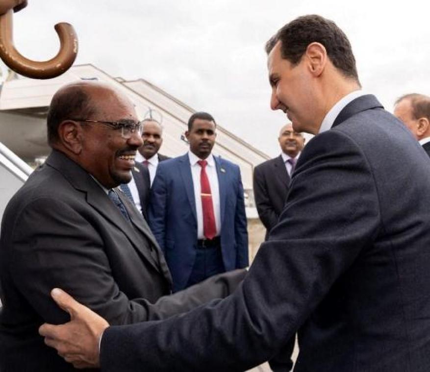 Soedanese president bezoekt Syrië
