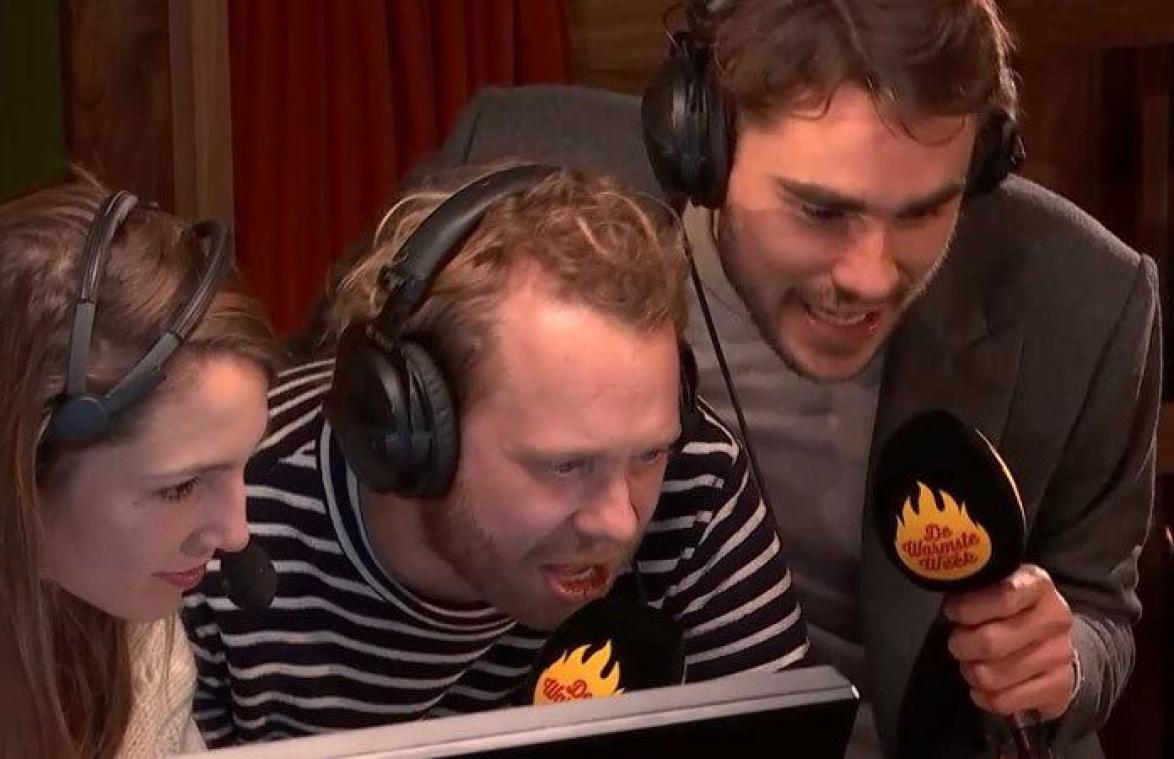 HILARISCH: Michèle, Rik en Boris wagen zich aan 'Skwon Meiske' van Niels Destadsbader