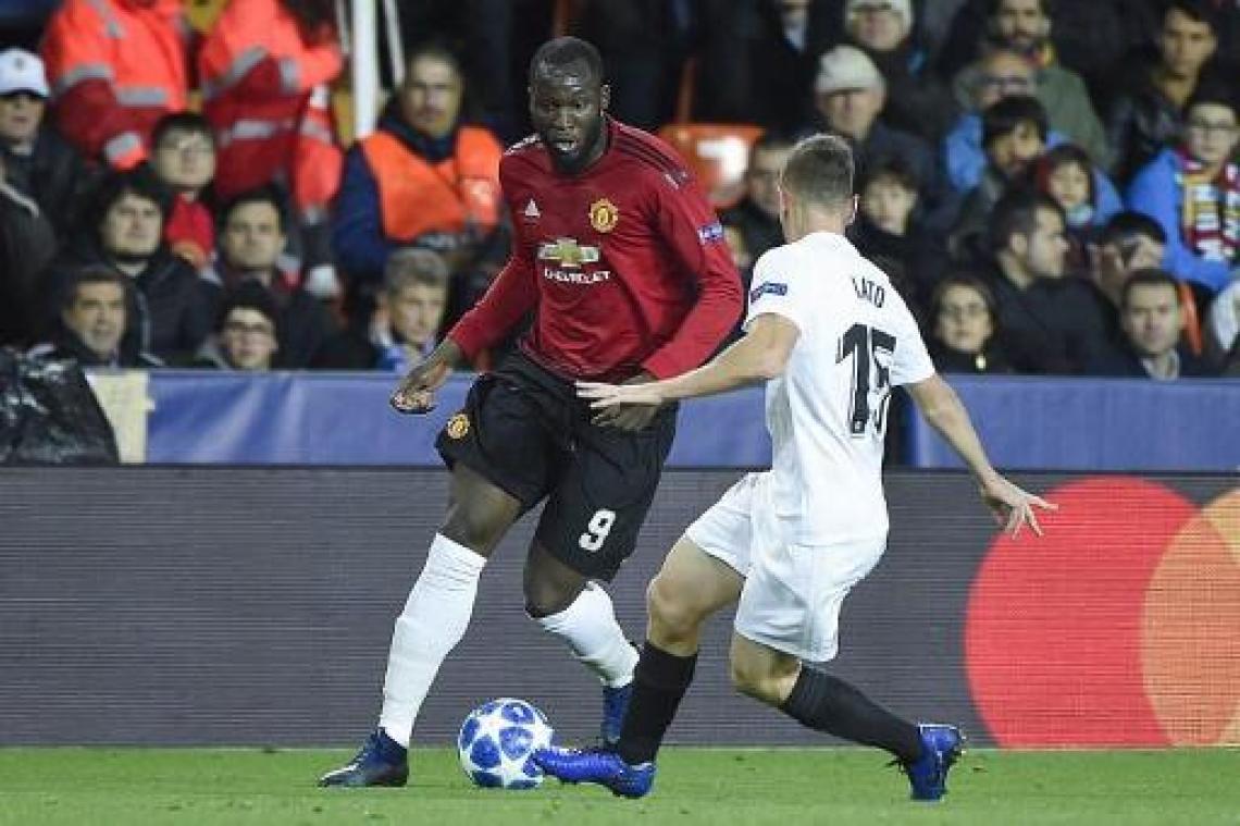 Romelu Lukaku deze week niet op training bij Manchester United