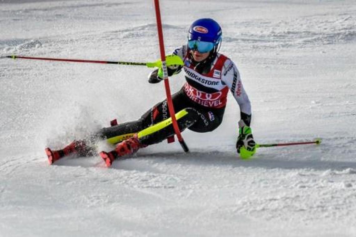 Shiffrin boekt 50e WB-zege in slalom Courchevel