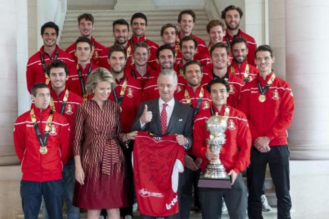 Vijf hockeyspelers worden ereburger van gemeente Ukkel