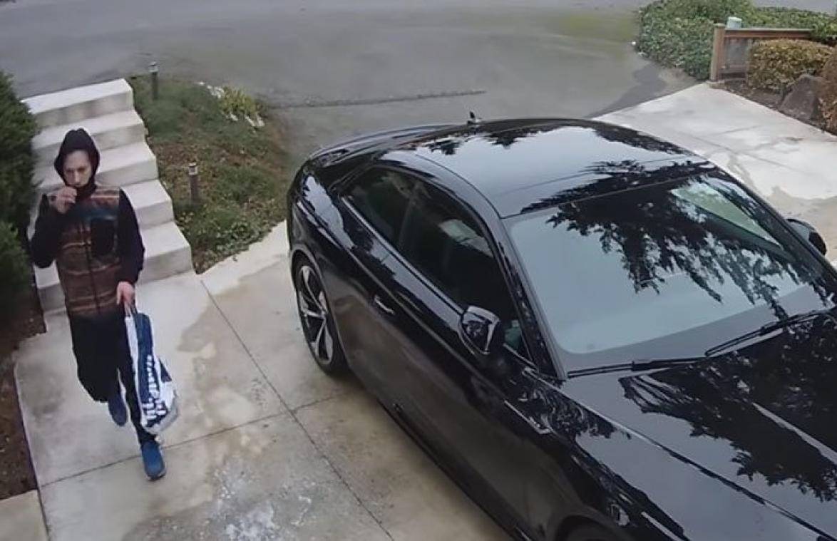 VIDEO. Pakjesdief betrapt door heldhaftige buurman van slachtoffer