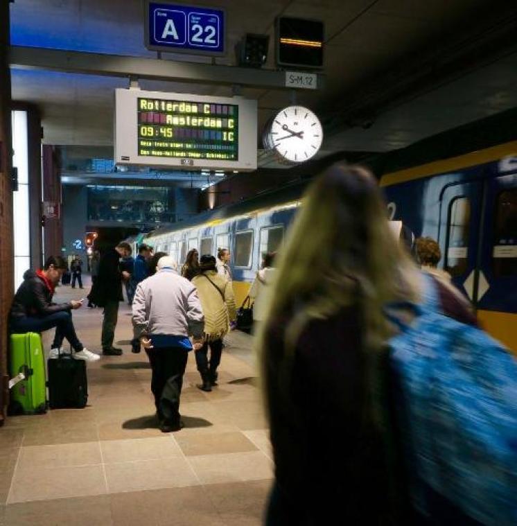 Bijna vijfde van Intercitytreinen tussen Brussel en Amsterdam loopt vertraging op