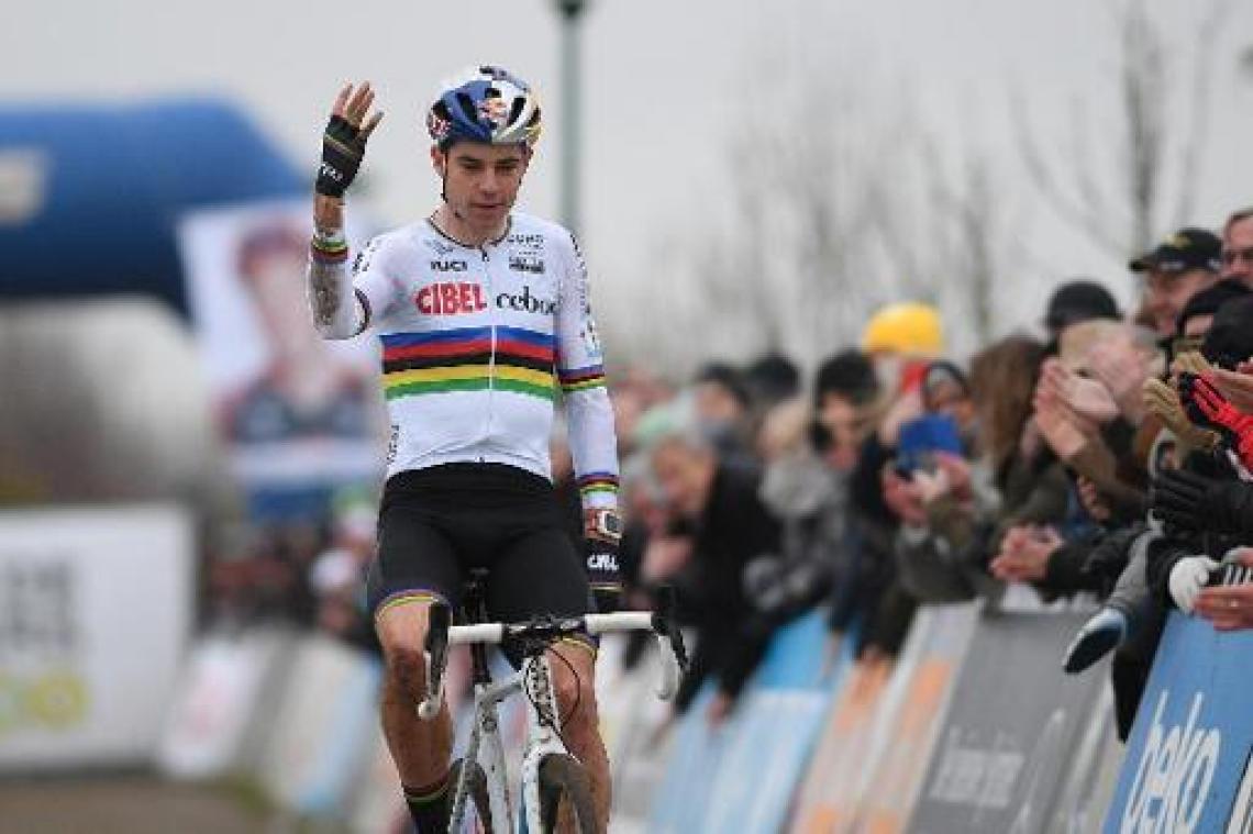 Wout van Aert is tevreden met tweede zege van het seizoen