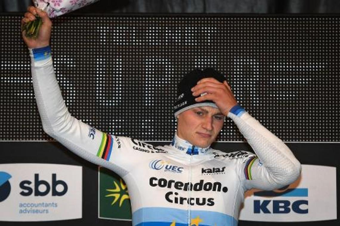 Superprestige Diegem - Zelfs steward kan Van der Poel niet stoppen: "Neem hem niets kwalijk"