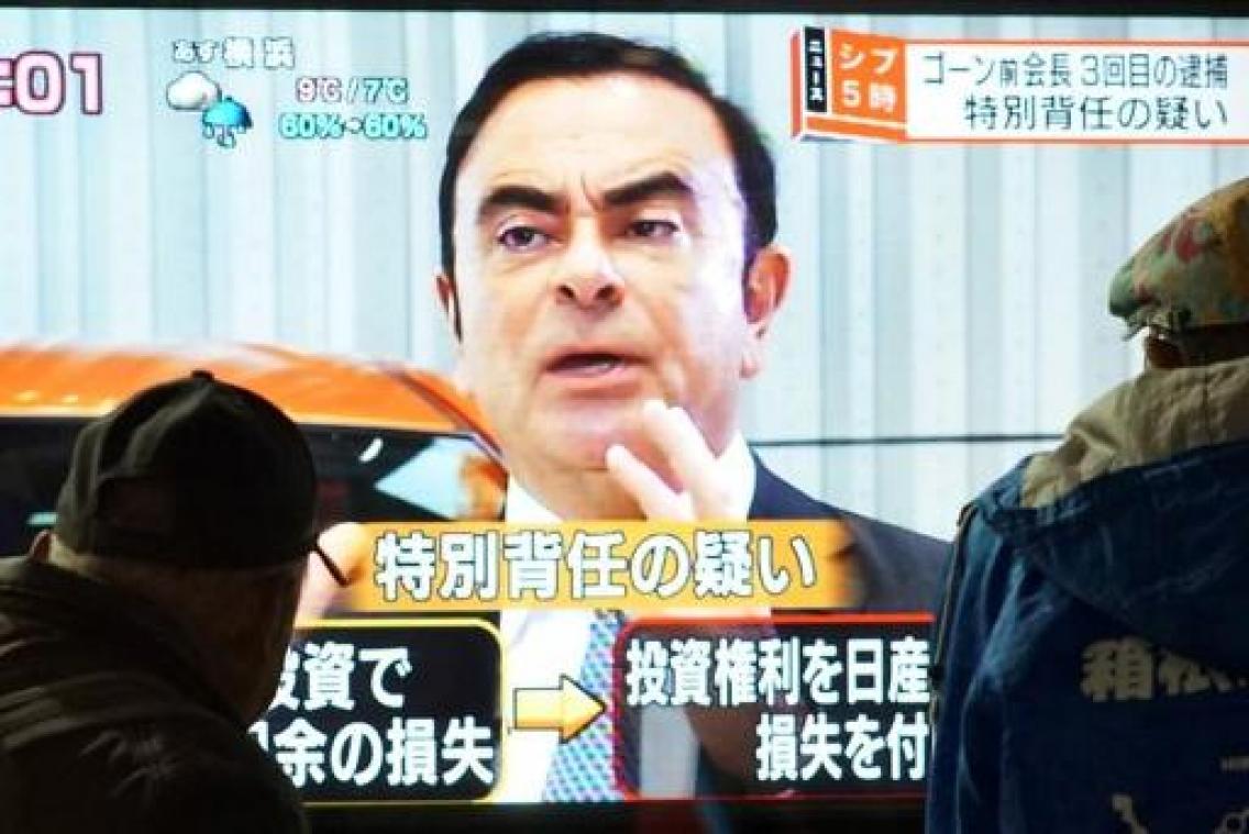 Aanhouding voormalig Nissan-topman Ghosn opnieuw verlengd