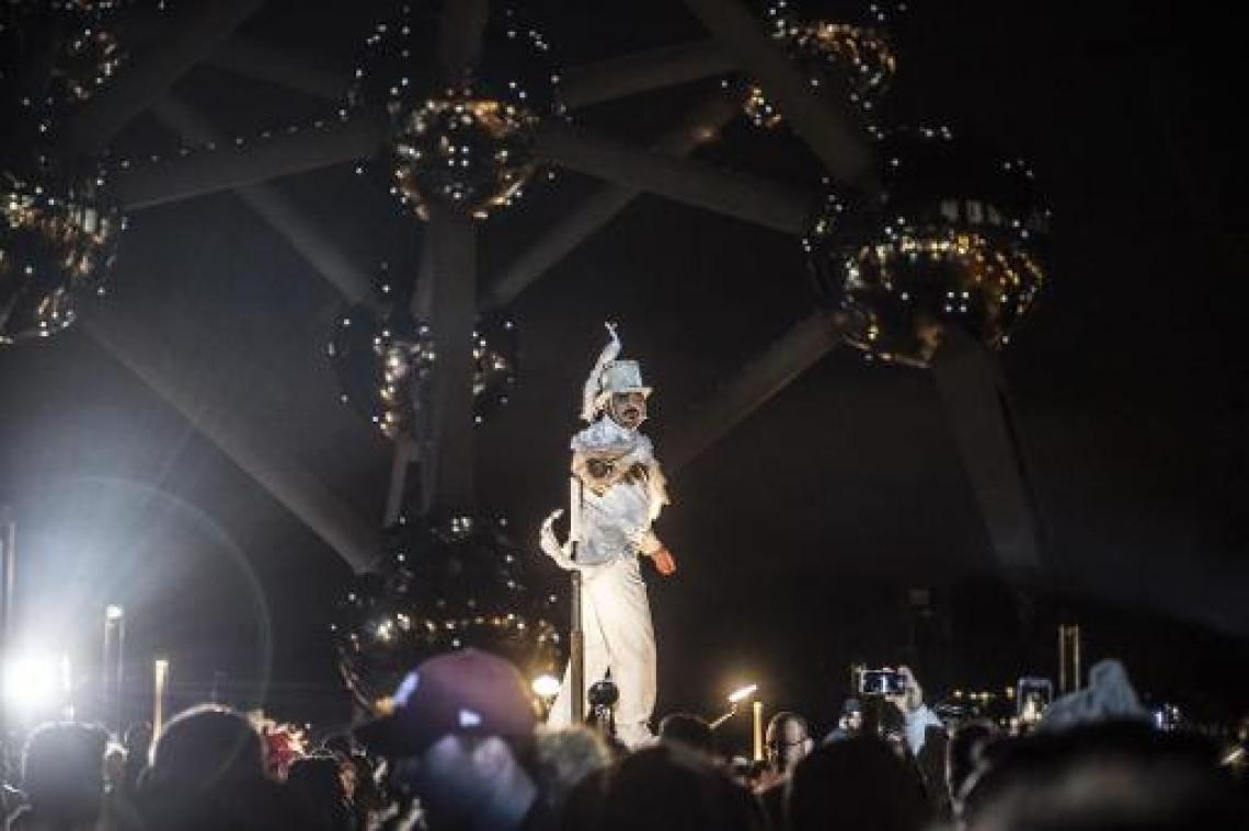 Atomium opnieuw decor voor Brussels vuurwerk