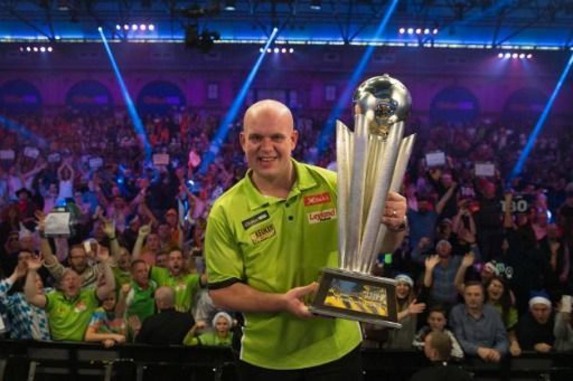 PDC WK darts - Van Gerwen verovert derde wereldtitel